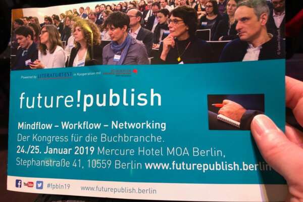 Flyer der Future Publish 2019.