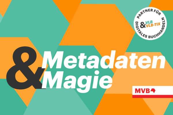 Claim Metadaten auf Magie auf VLB-TIX orangenen und VLB grünem Hintergrund